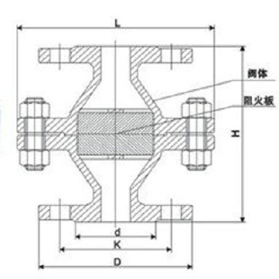 大口径阻火器