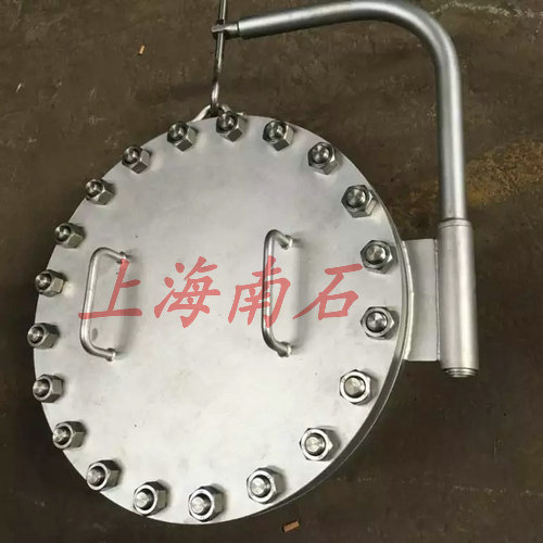 不锈钢垂直吊盖带劲平焊法兰人孔