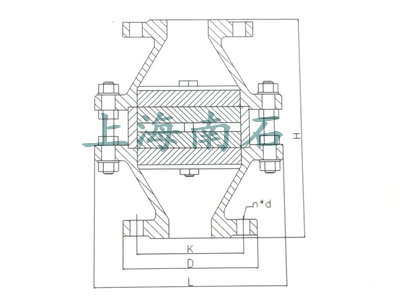 不锈钢燃气管道阻火器结构图